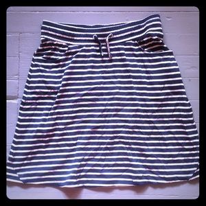 Toad & Co striped skirt.